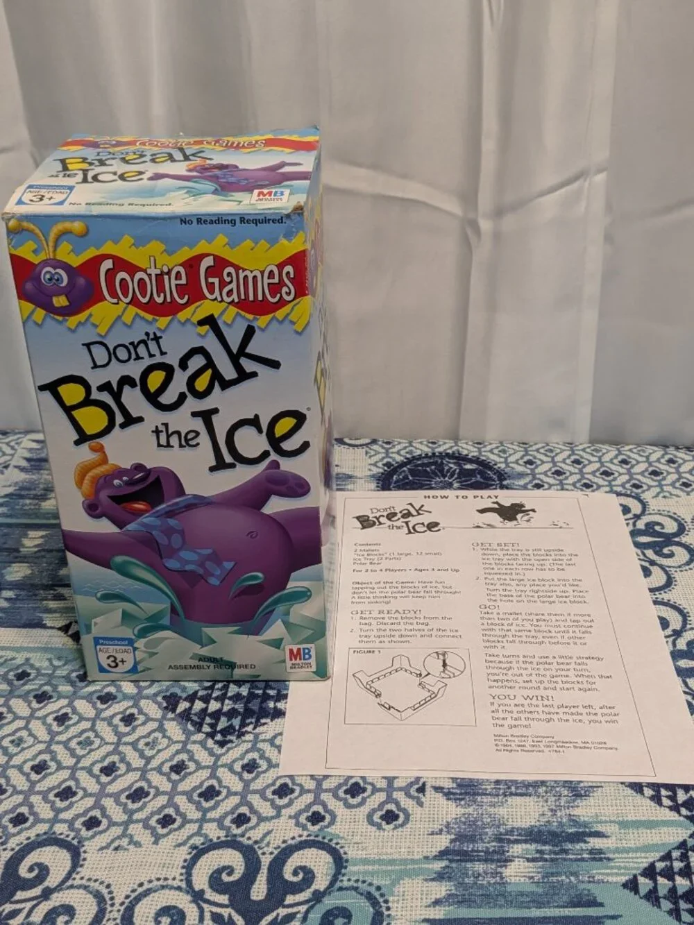 1999 Don't Break the Ice Game Complete Milton Bradley 90's 80's
